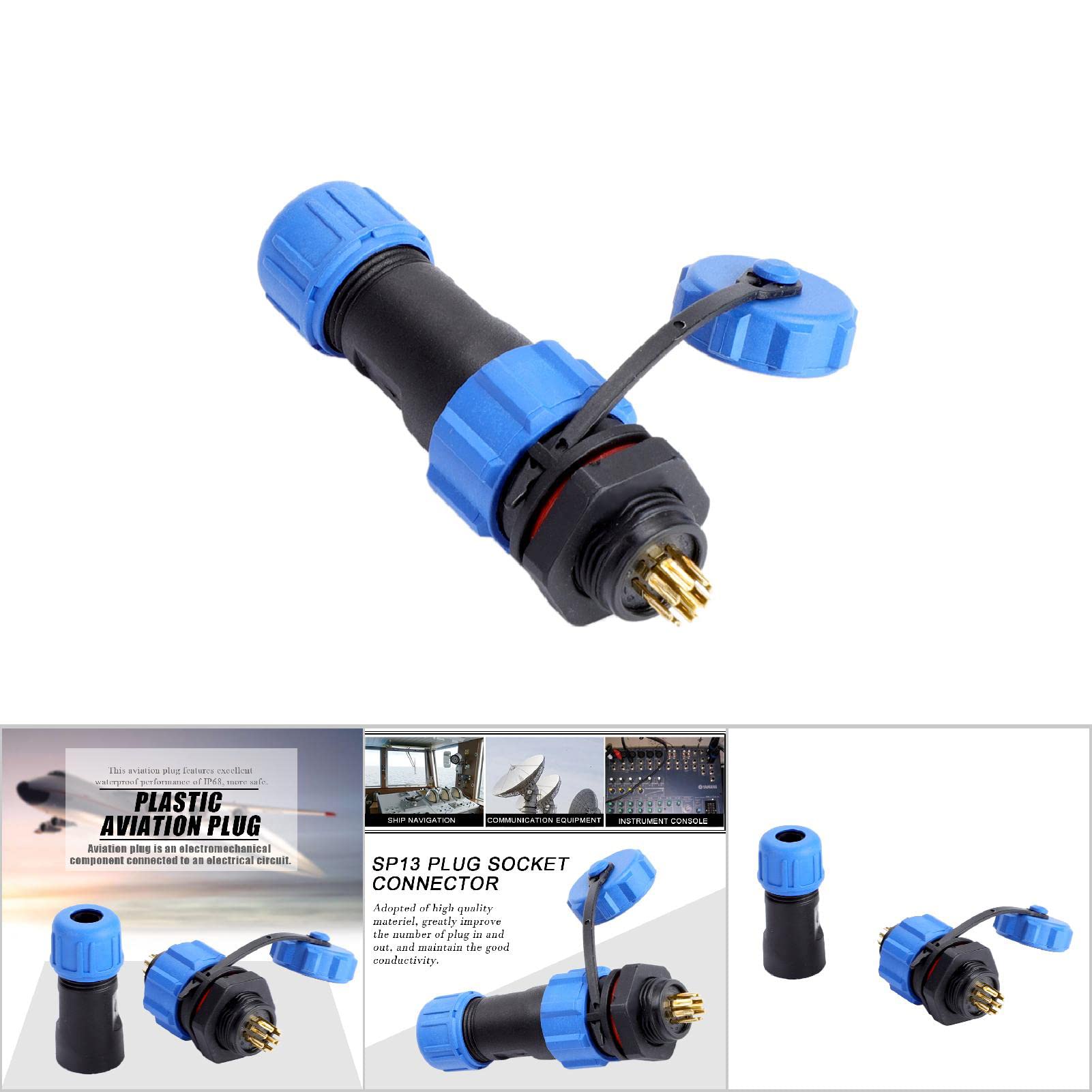 PANELHALTERUNG SP16 WASSERDICHT Stecker und Buchse Rundstecker 2/3/4/5