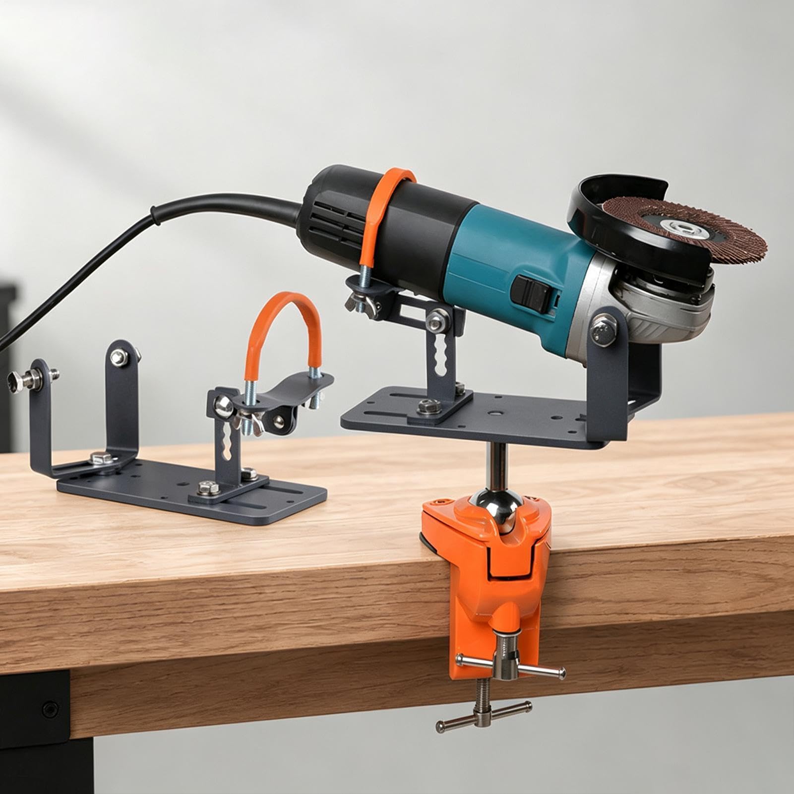 Soporte para Amoladora base giratoria 360 grados de máquina pulidora