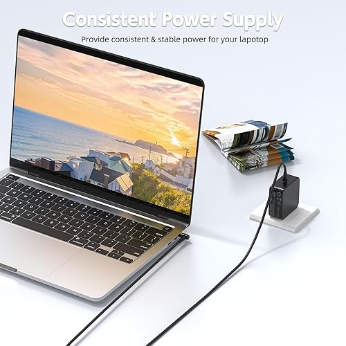 Miniatura 5 de ROLADA Cargador para portátil de 45 W compatible con cable de fuente de alimentación Asus Vivobook serie 14, 15, 17