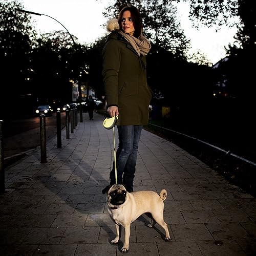 Miniatura 5 de Flexi Neon Correa 16 ft Small-Large, M, Amarillo