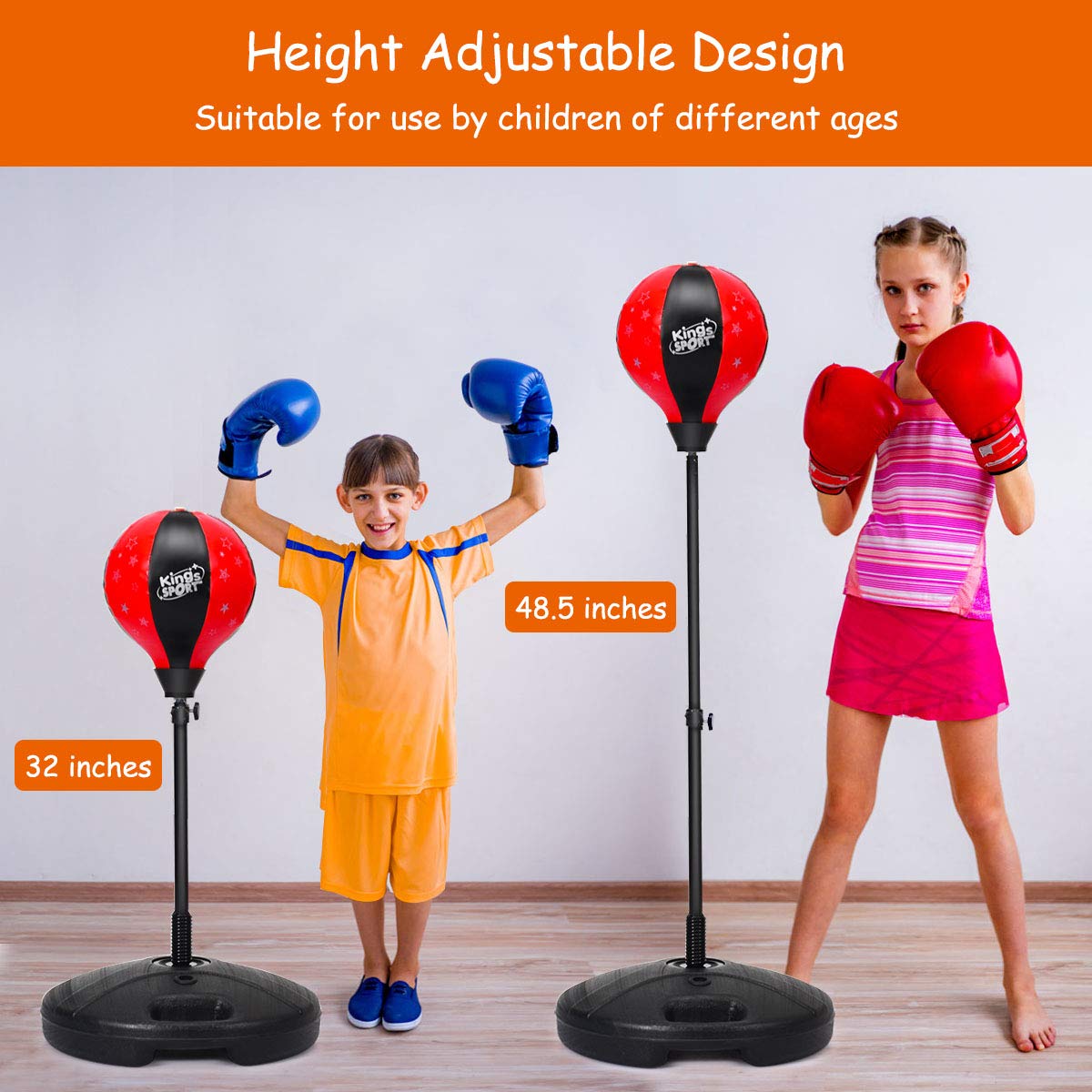 Snapklik.com : Costzon Punching Bag For Kids, Boxing Bag Set Toy