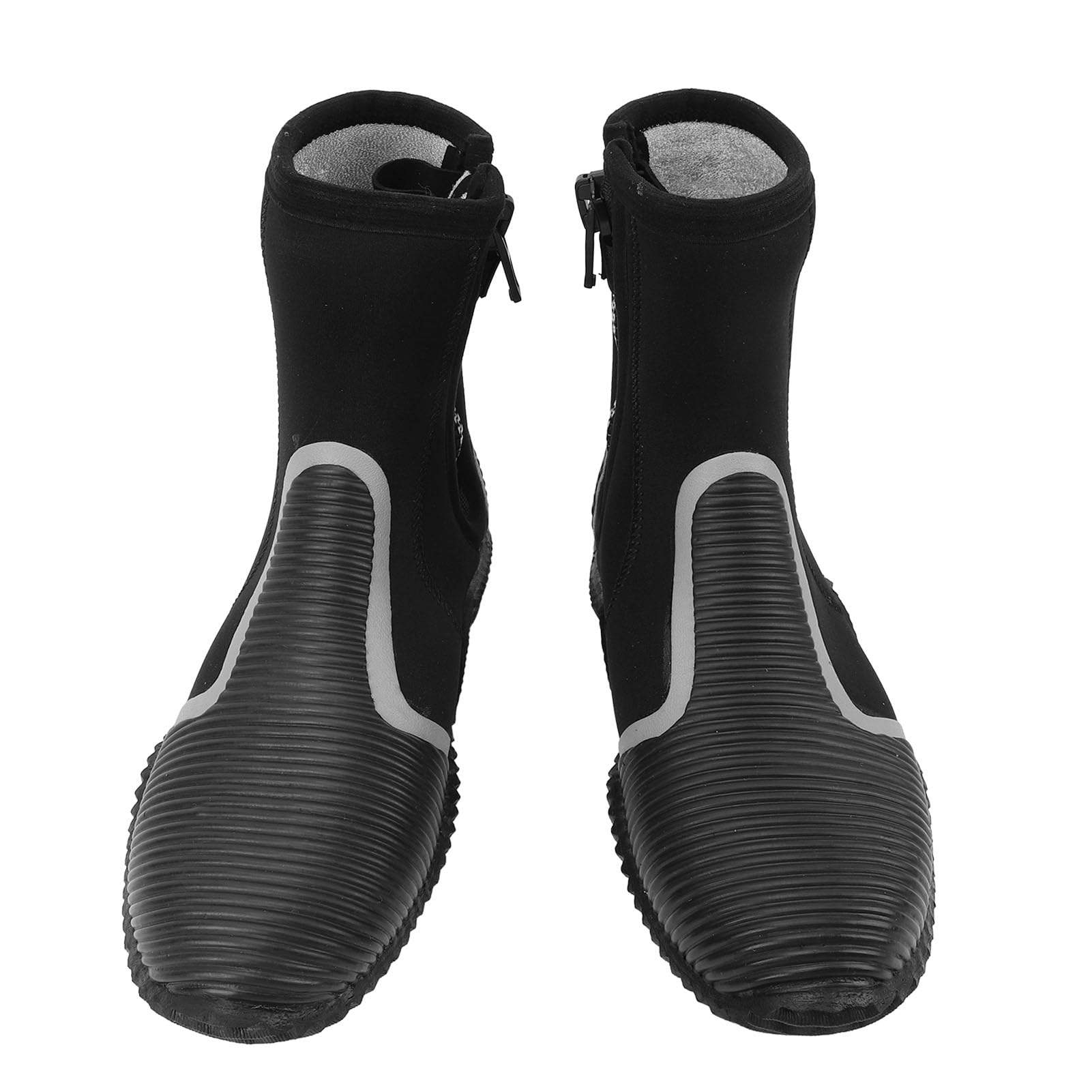 Drfeify Diving Boots, Neoprene Water Boots with Non Slip Sole 5mm Thickened Neoprene Water Shoes for Snorkeling Swimming Surfing (XL Size)