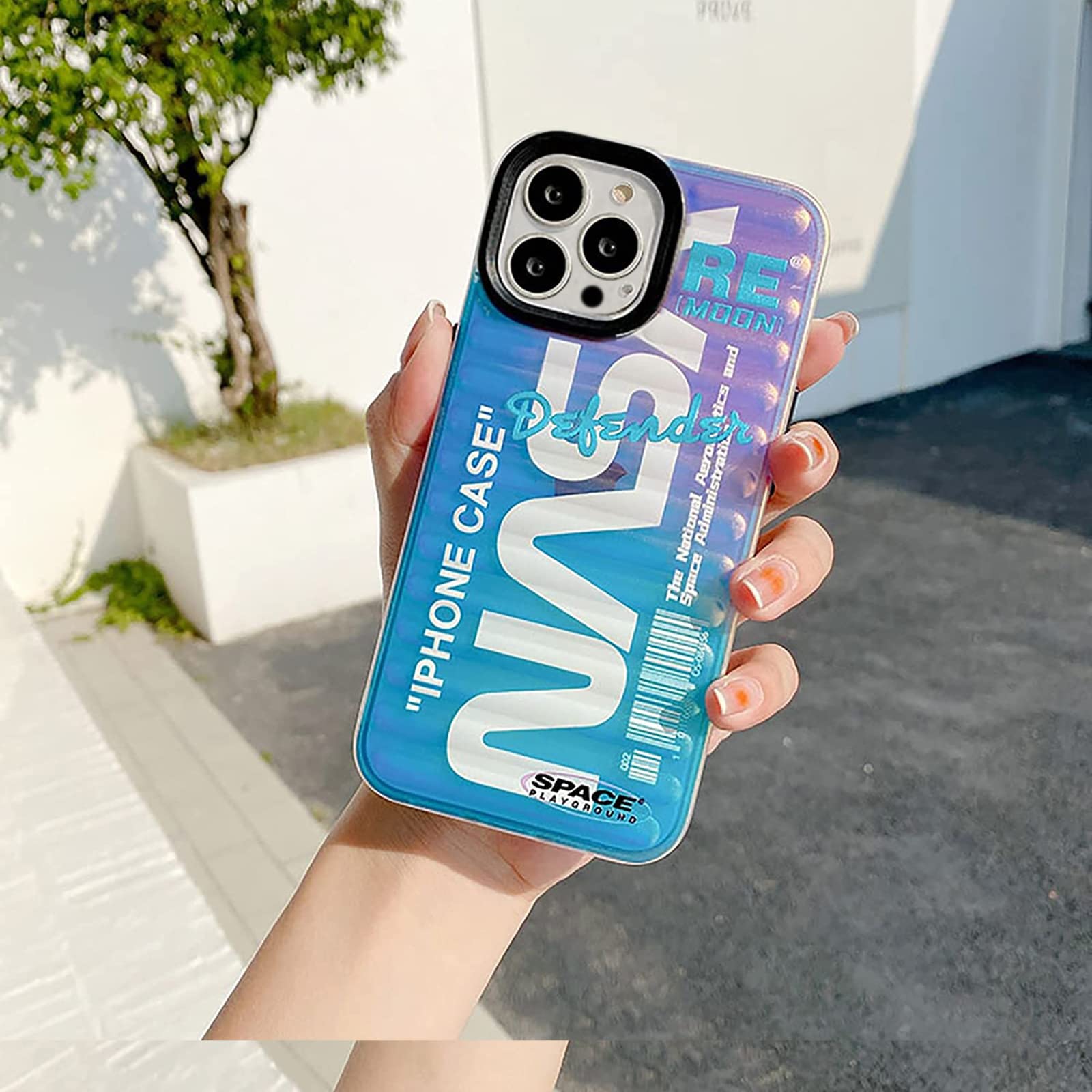 Holographic Phone Case Compatible With Iphone 14 Pro Cute Laser