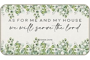 As For Me And My House We Will Serve The Lord Door Mat