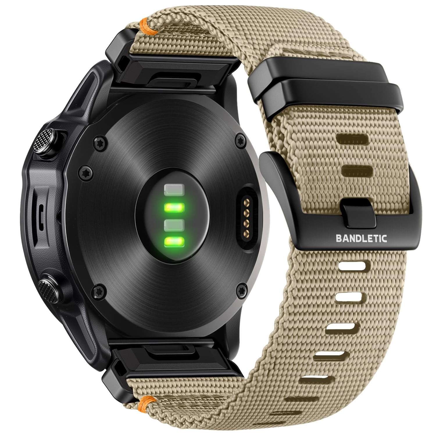Bandletic Compatible with Garmin Fenix 8 51mm 6X 7X 5X Watch Strap - 26mm Quick Fit Rugged Nylon Bands for Fenix 7X 6X Pro/5X Plus/3/3 HR/Instinct 2X Solar 3 50mm /Enduro/Quatix/Tactix