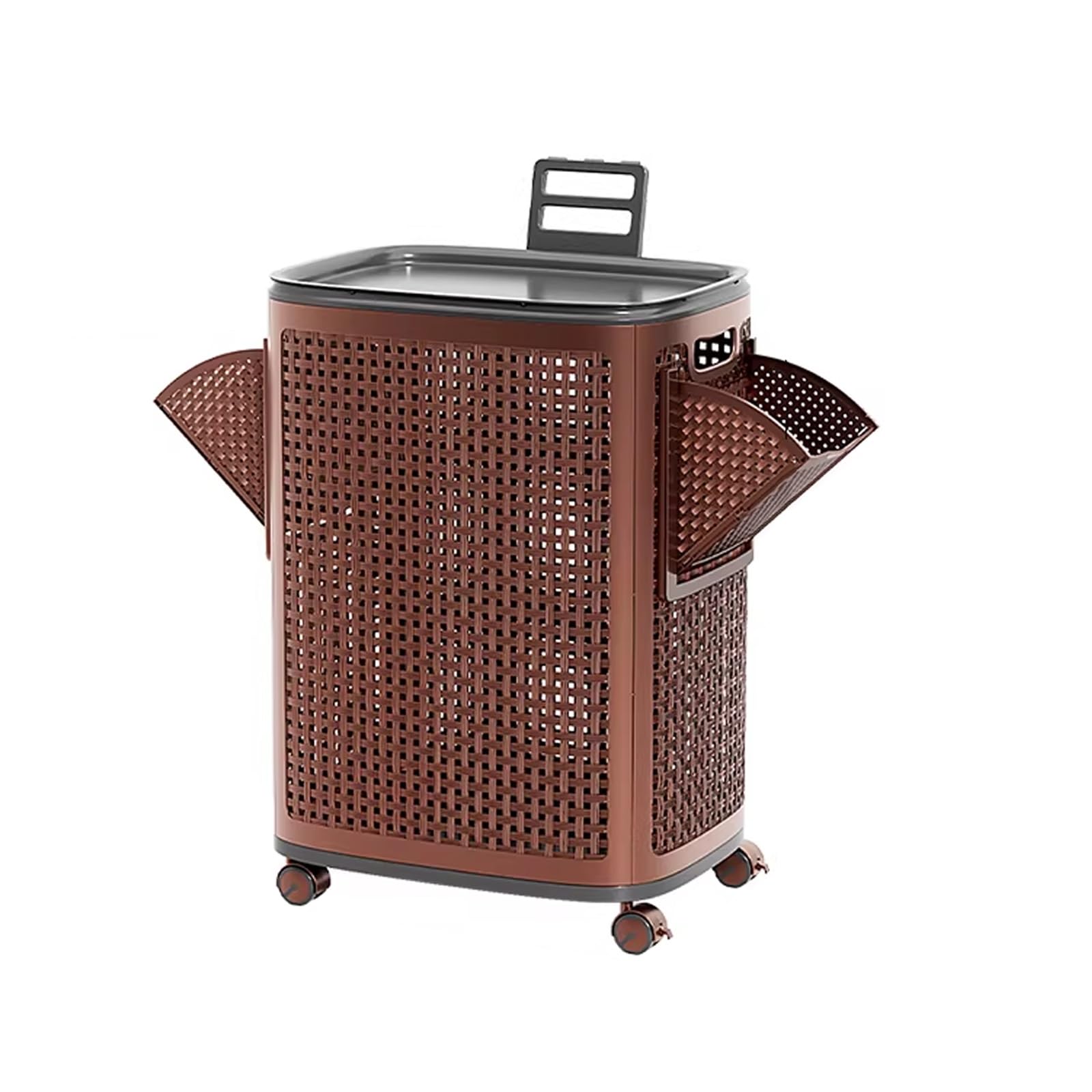 Folding Laundry Basket Household Storage Large-capacity,Tall Plastic