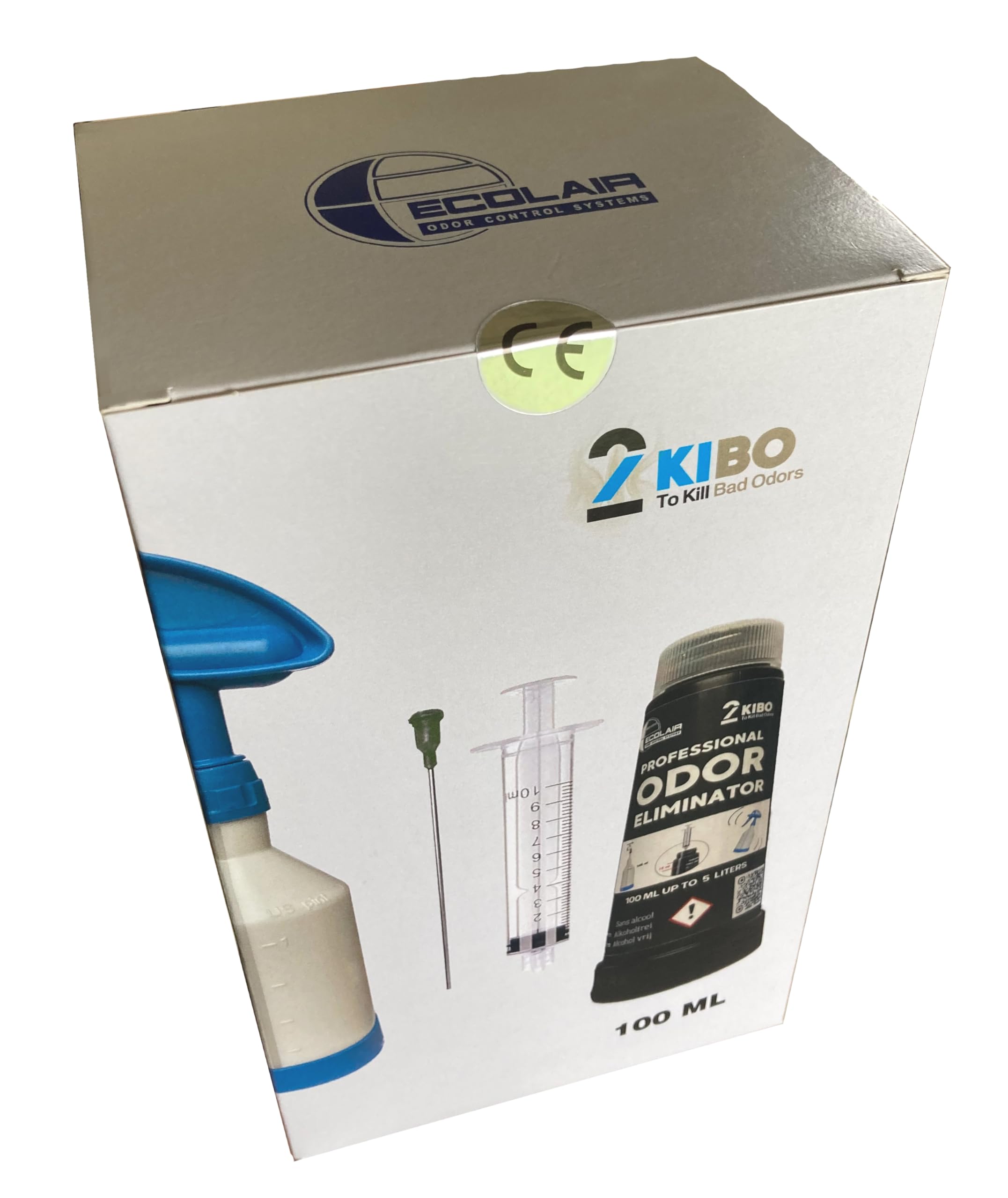 Kit de désodorisant industriel super-concentré, permet 5 litres de prêt à l'emploi