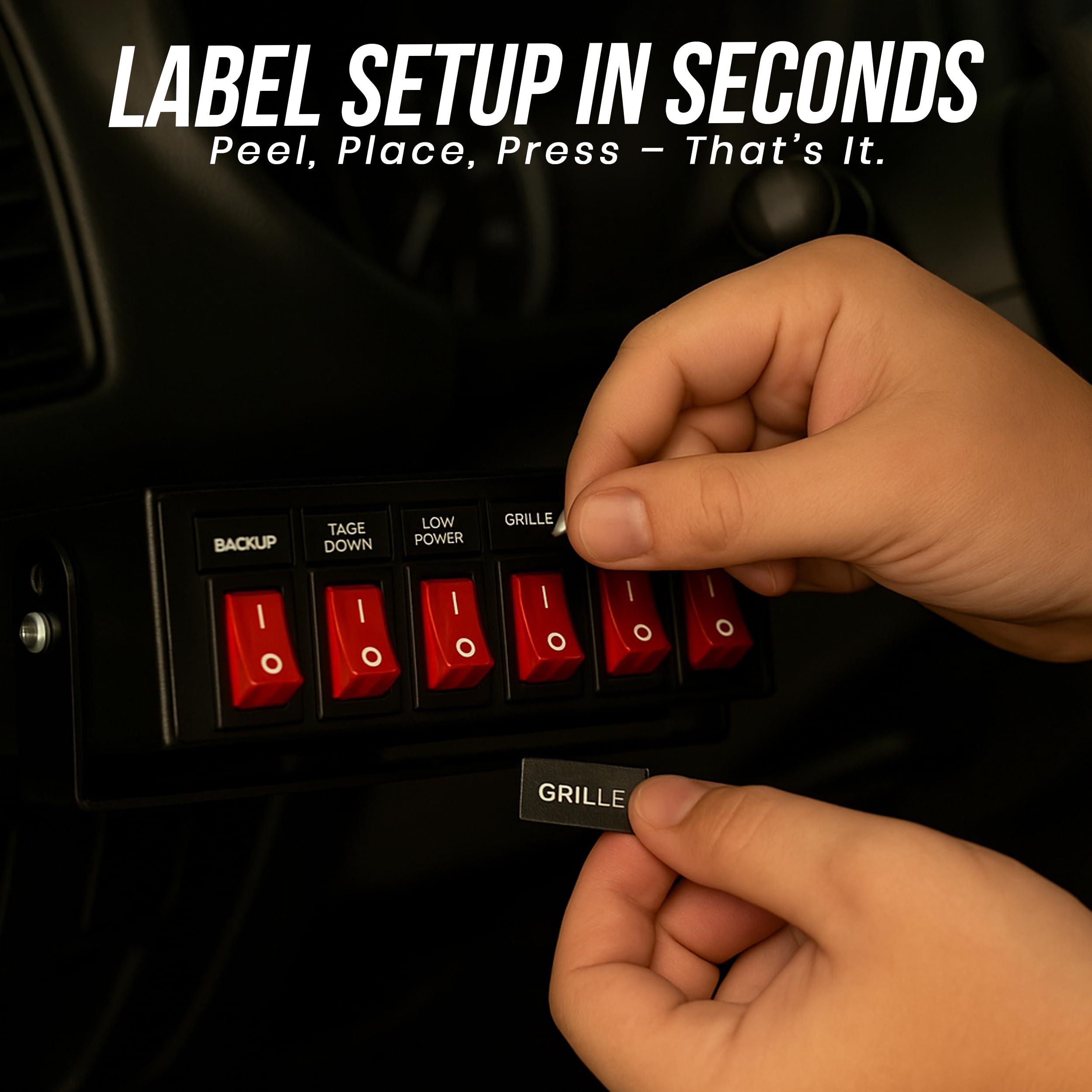 Ubl Labels Snapklik.com : UBL Replacement Legend Stickers For Feniex 4200 Controller