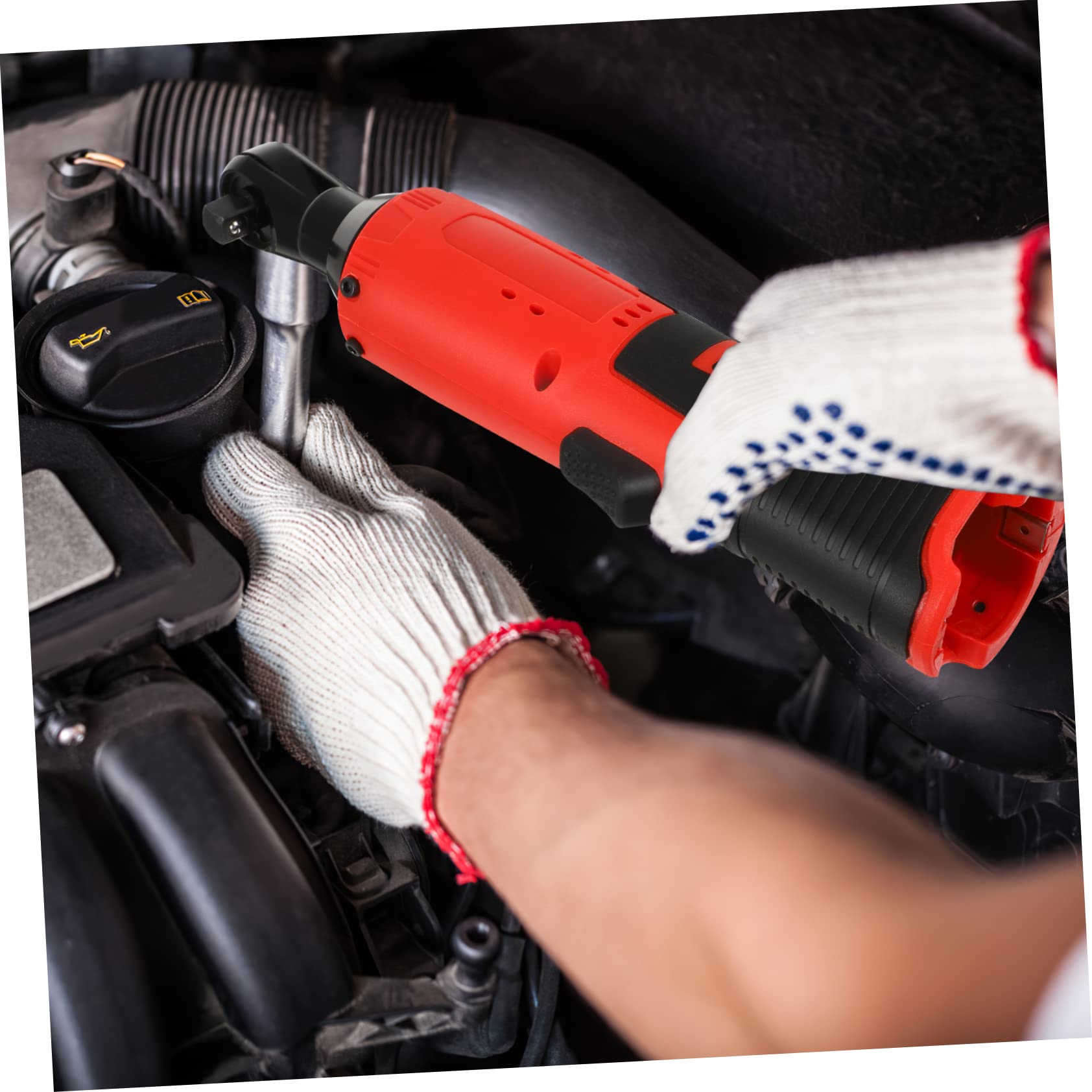 Lurrose Elektryczny Grzechotnik Akumulatorowy Grzechotnik Klucz Samochodowy Elektryczne Narzędzia Dla Mechaników Naprawy Samochodowe Grzechotka Klucz Elektryczne Narzędzia Dla Mechaników