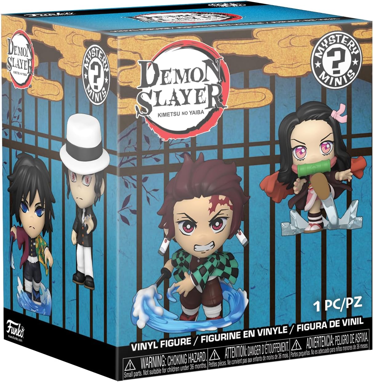 Funko Mystery Mini - Demon Slayer - 1 of 12 to Collect - Styles Vary - Collectable Vinyl Figure - Gift Idea - Official Merchandise - for Kids & Adults - Anime Fans - Mini Figure for Collectors