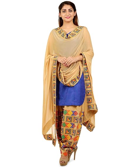 phulkari salwar designs