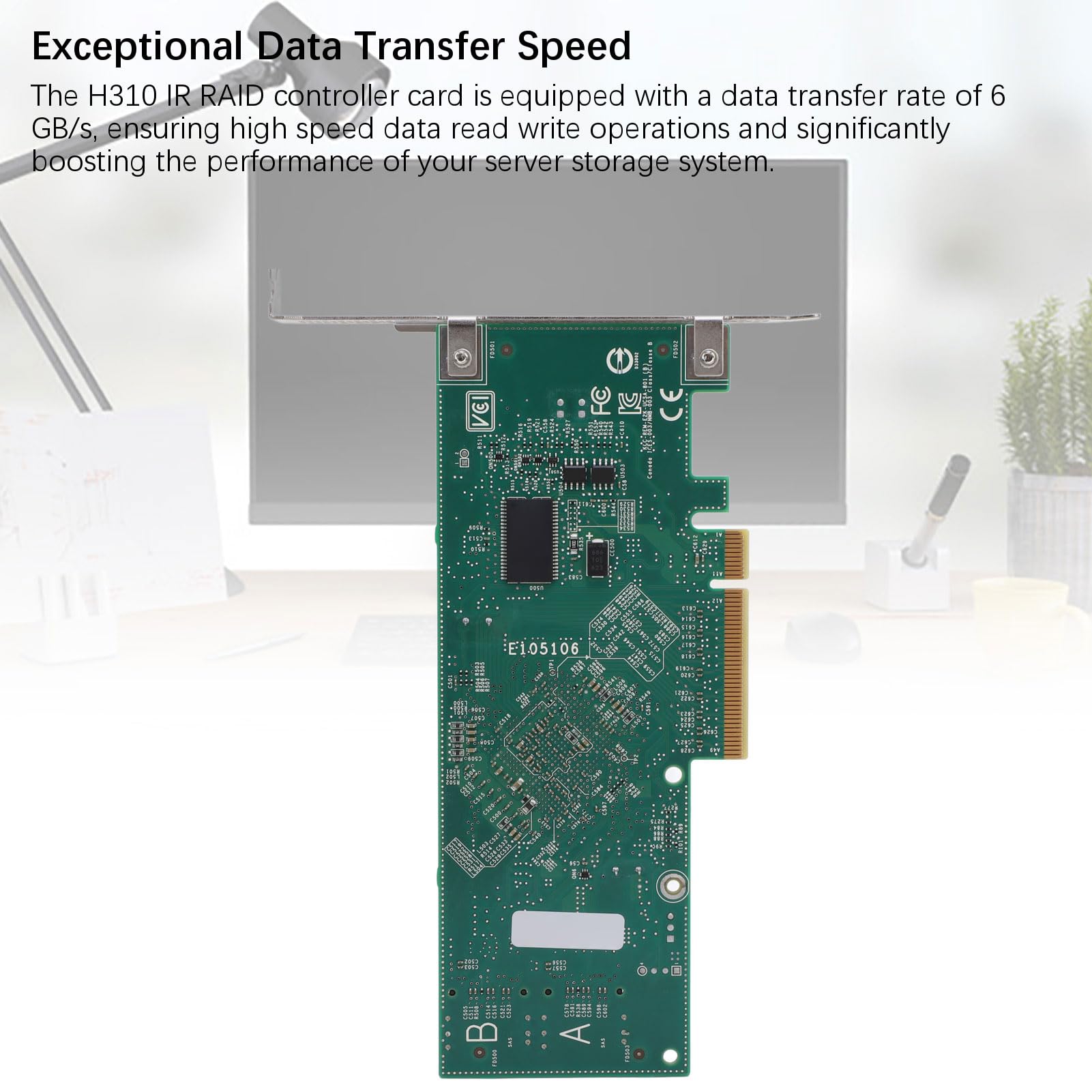 Scheda Controller RAID IR H310, Scheda Array SAS PCI Express X8 da 6 GB/s per system Server