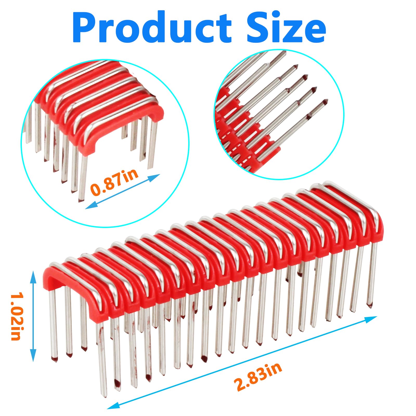 1" Insulated Cable Staples MNM1-600 fit Milwauke Cable Stapler Gun 320 Pcs — Amazon image 2