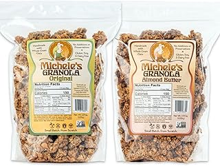 Michele's Granola Original and Almond Butter, Gluten-Free & Non-GMO, 2.25lb Bulk Bags, Pack of 2