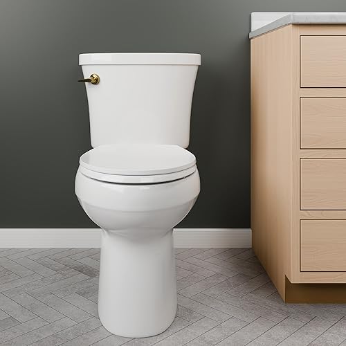 Miniatura 10 de Mayfair Caswell Modern - Asiento de inodoro de cierre lento, plástico duradero, alargado, blanco, paquete de 4