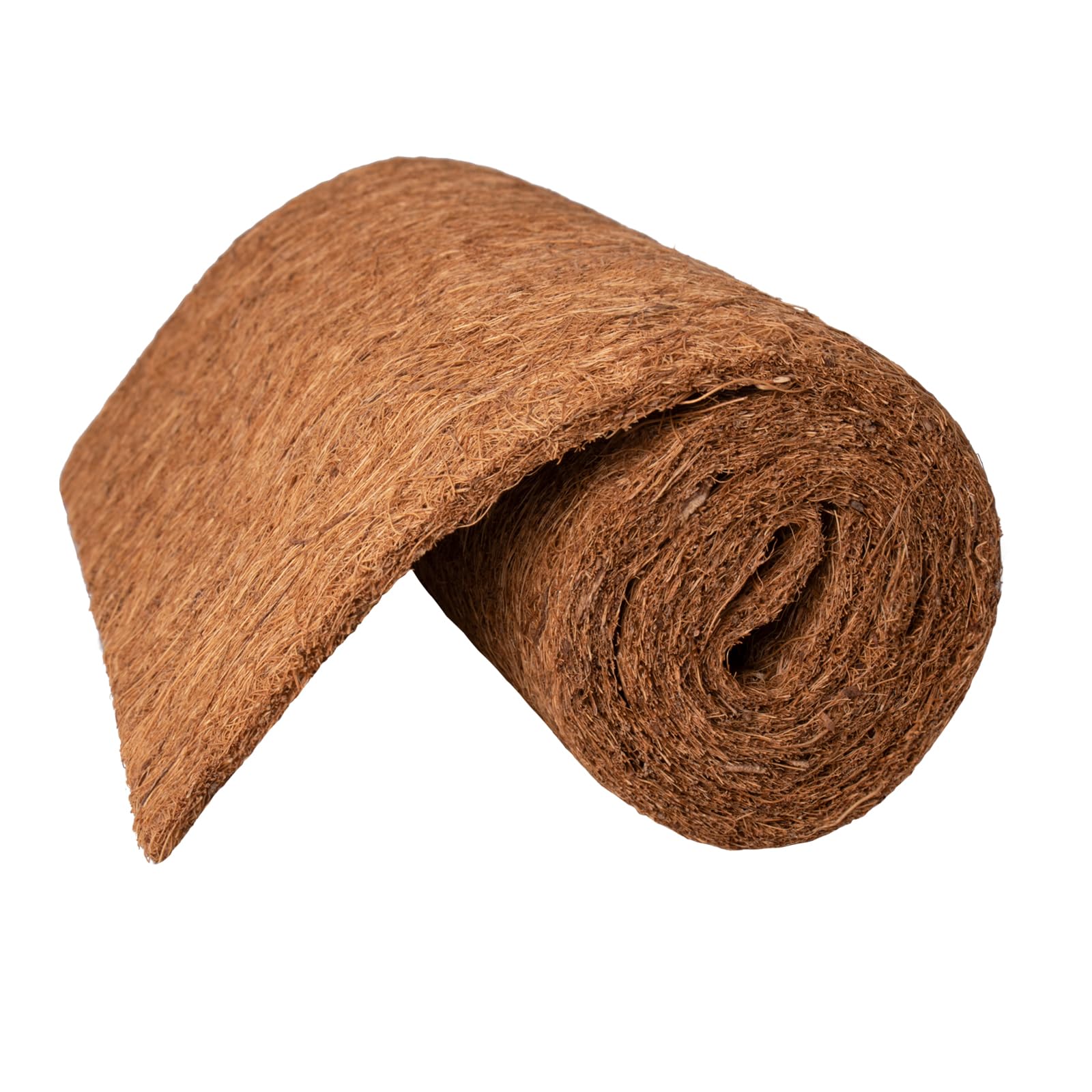 Coco Liner Roll, Coconut Fiber Liners for Planter Hanging Baskets Window Box, Natural Coconut Fiber Sheet Coir Mat Liner for Garden Decoration, Reptile Carpet, Snow Mat (100*30cm/40" x 12")