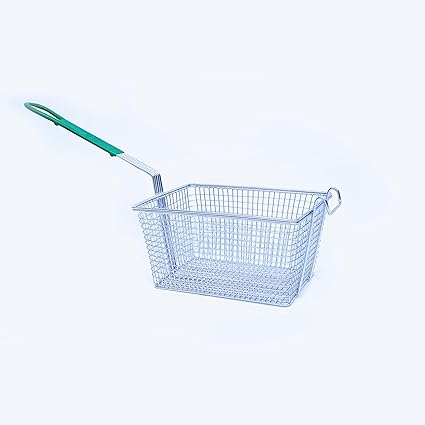 BRITON Durable Stainless Steel Fryer Basket Heat Resistant, Easy to Clean, Perfect for Commercial and Home Use (5 Litre)