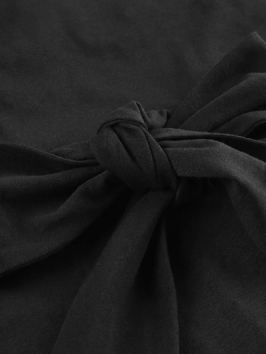 EMMIOL Sexy V Neck T Shirts for Women - Short Sleeve Slim Fit Bow Bandage Cute Crop Tops Y2k Summer Trendy Going Out Clothes - Image 5