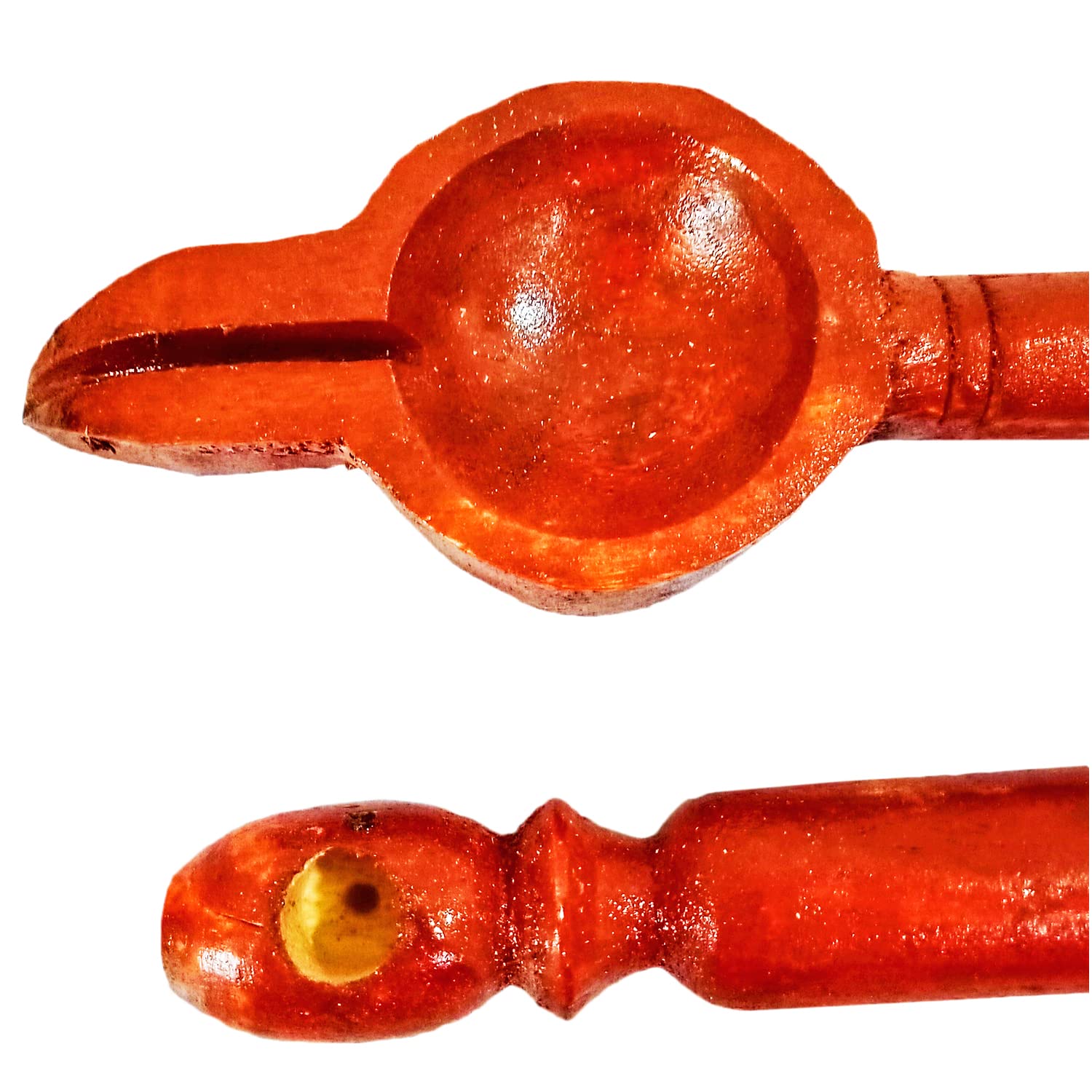 Pooja Ghar Woden havan Spoon Set/karchi, Homam Spoon, Ghee Spoon for Puja (Sruba/Sruchi Wooden Spoon Set) 1