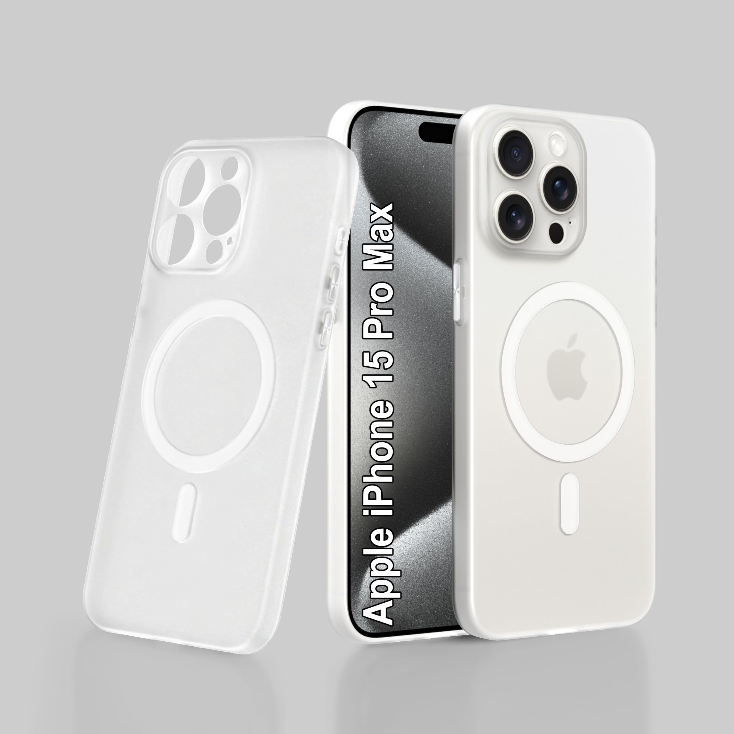 Zapcase Paper Thin Case for iPhone 15 Pro Max | Ultra-Slim 0.5 mm