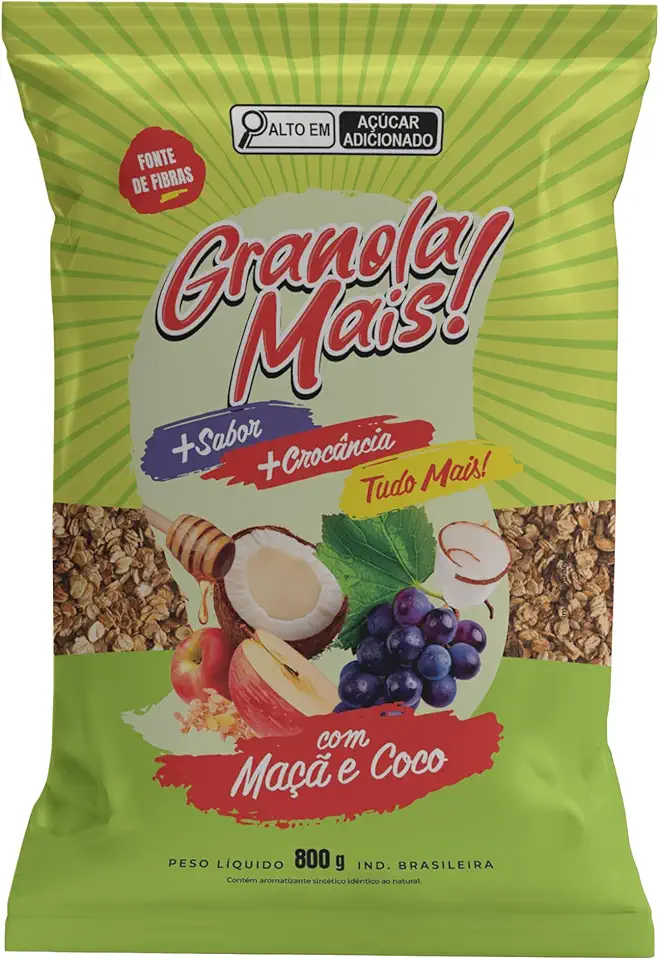 Grings Granola Mais 800G Maça E Coco