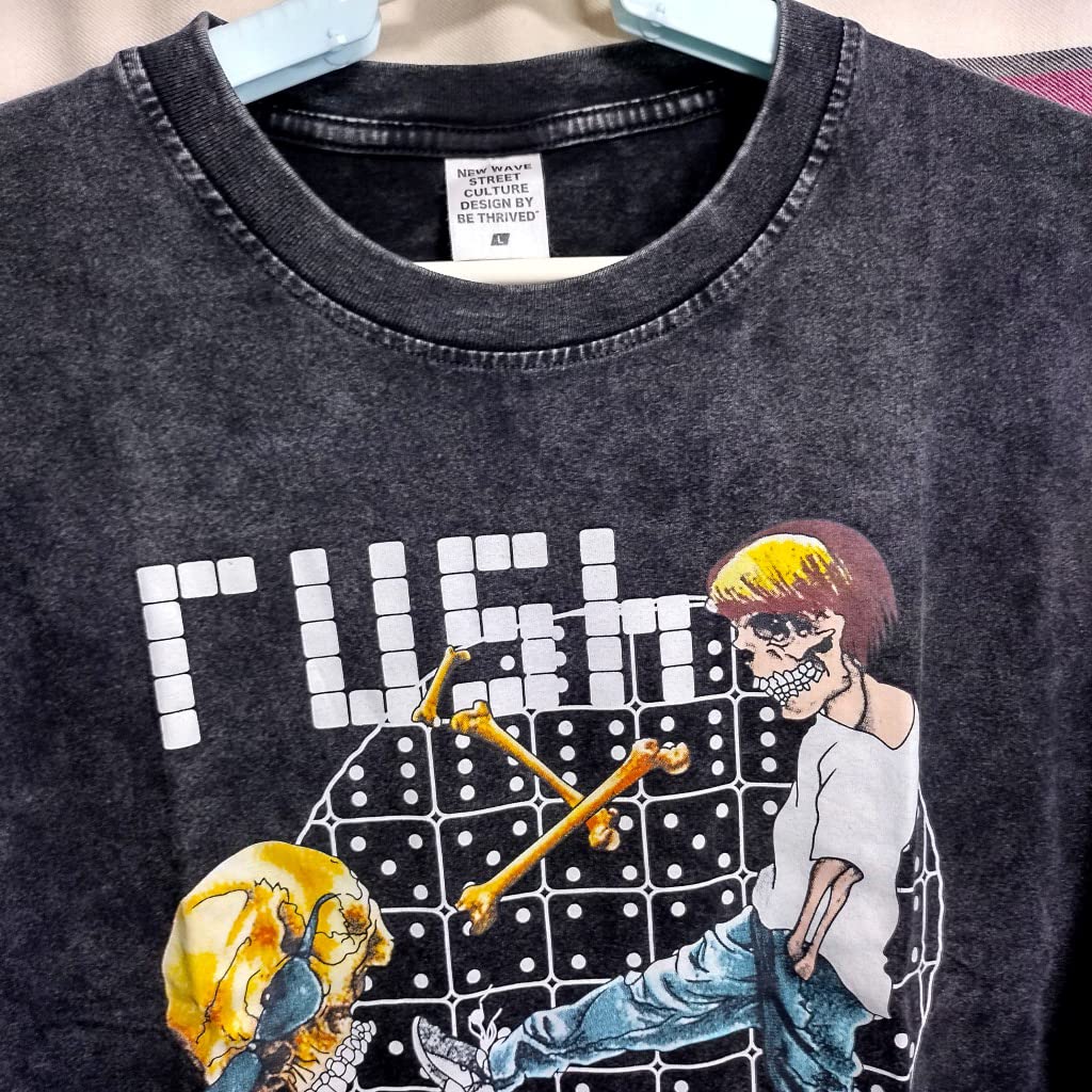 Amazon.co.jp: Rushラッシュ Roll The Bones 両面プリント Tシャツ