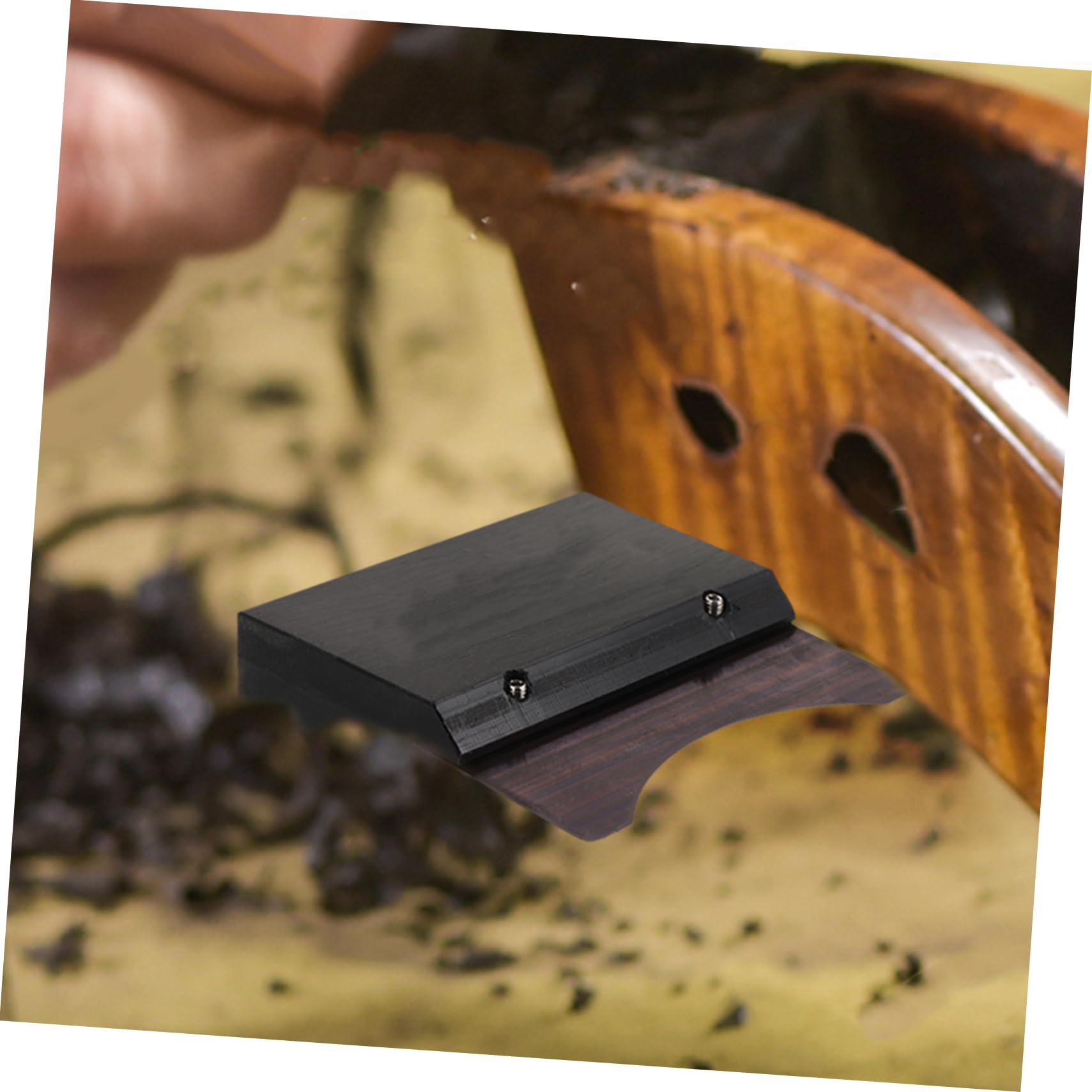 TOYANDONA 5piezas Rascador De Diapasón De Madera Para Violín Herramienta Multifuncional De Reparación Puente y Diapasón Para Mantenimiento De Instrumentos Musicales