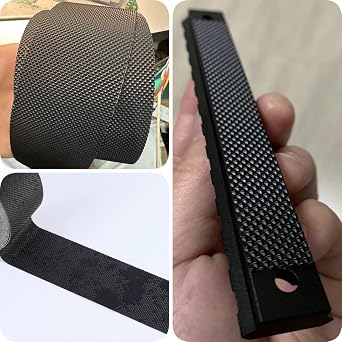 Rubber Grip Tape (1 x 18 ft), Non-Abrasive Waterproof & Anti-Slip Cushion Pad, Enhances Friction at Contact Points for Safer Handles or Contact Surfaces