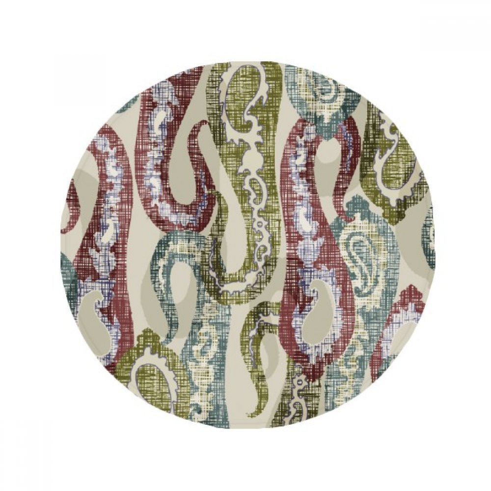 Tapis rond 80cm décoratif pour habiller le sol du salon et de la cuisine