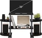 Furinno 11257DBR/BK Turn-N-Tube No Tools Entertainment TV Stands