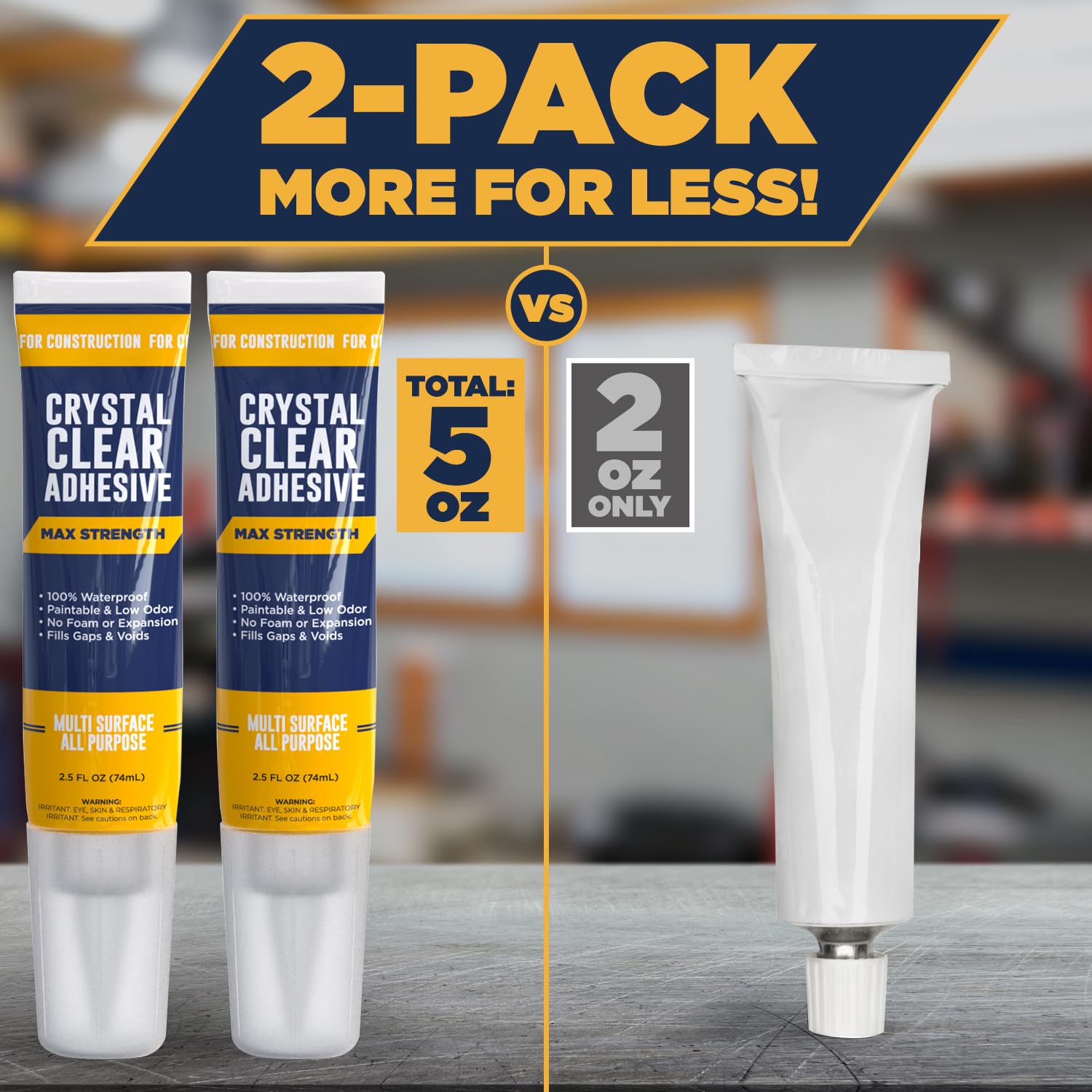 Berkland Max Strength Construction Adhesive - 2-Pack -3
