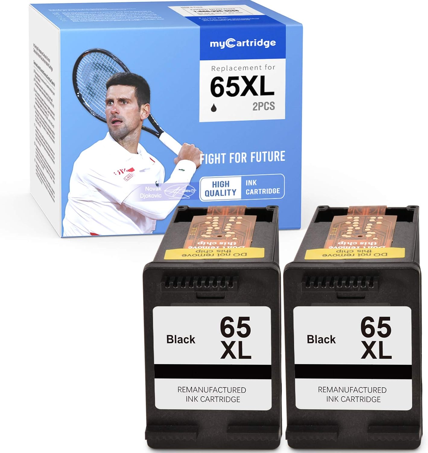 myCartridge Remanufactured Ink Cartridge Replacement for HP 65XL 65 XL N9K04AN Work with HP Deskjet 3755 3752 2652 2622 2624 2655 2624 Envy 5055 5052 5010 (2 Black) myCartridge Remanufactured Ink Cartridge Replacement for HP 65XL 65 XL N9K04AN Work with HP Deskjet 3755 3752 2652 2622 2624 2655 2624 Envy 5055 5052 5010 (2 Black)