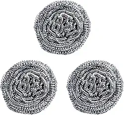 Esponja de aço inox brilho 3 Peças - Simplo