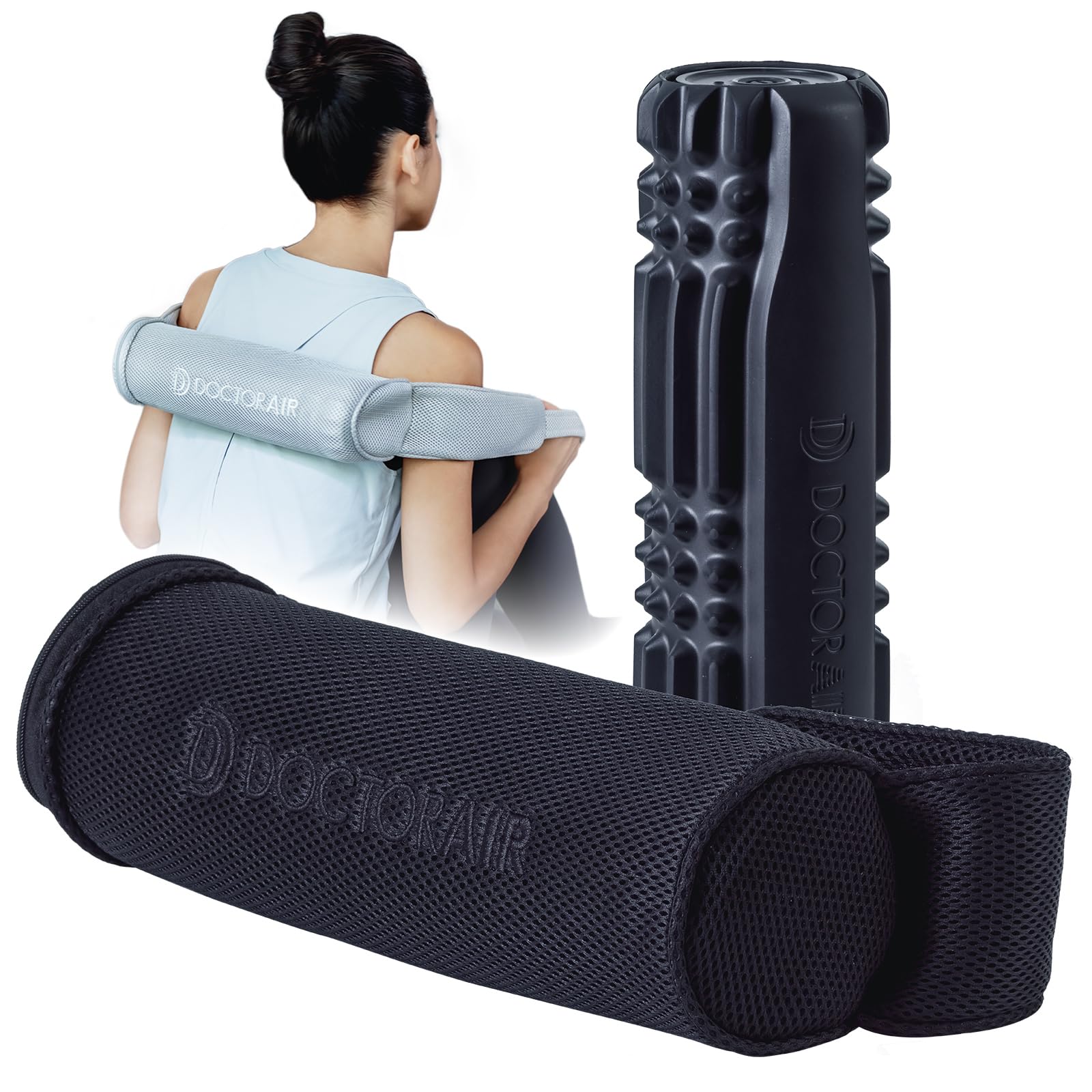 極美品】DOCTOR AIR 筋膜ローラー ホワイト 極美品】DOCTOR AIR 筋膜
