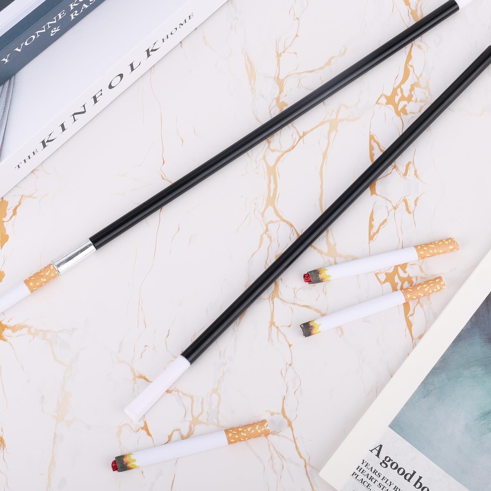 Goktvai 2 Long Cigarette Holders & 4 Fake Cigarettes - Image 3