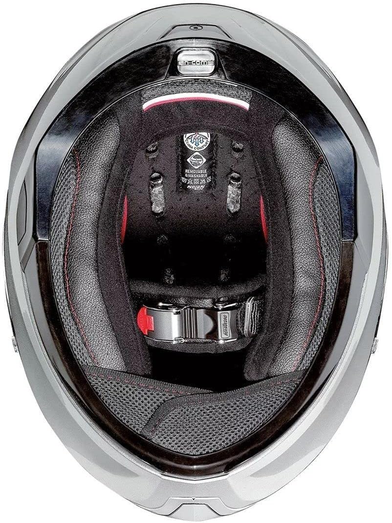 Nolan N87 Originality N-Com Casco Nero opaco/Rosso L (61) : Amazon.it: Auto  e Moto