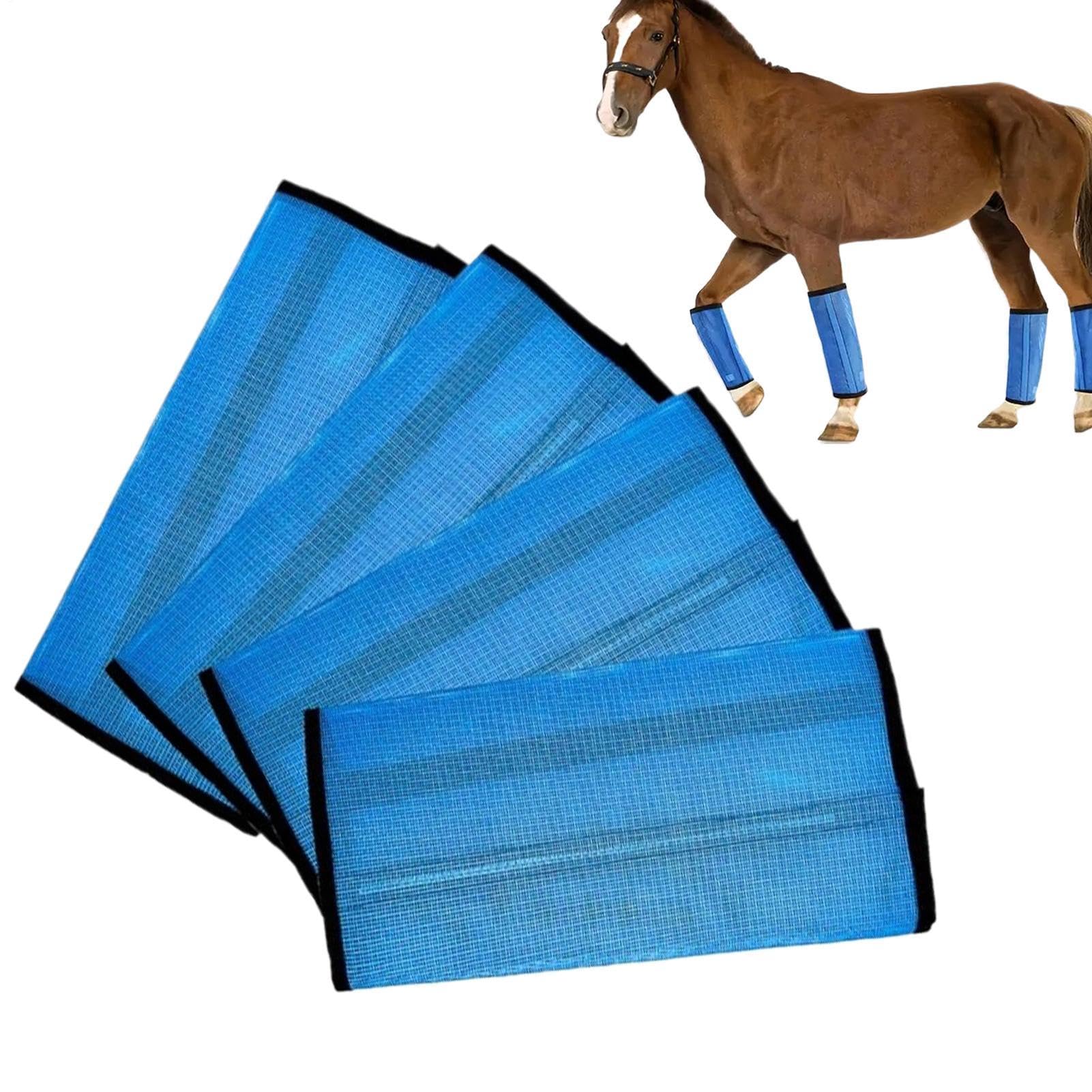 Botas mosquiteras de malla protectora y mallas antimoscas para cuidado equino