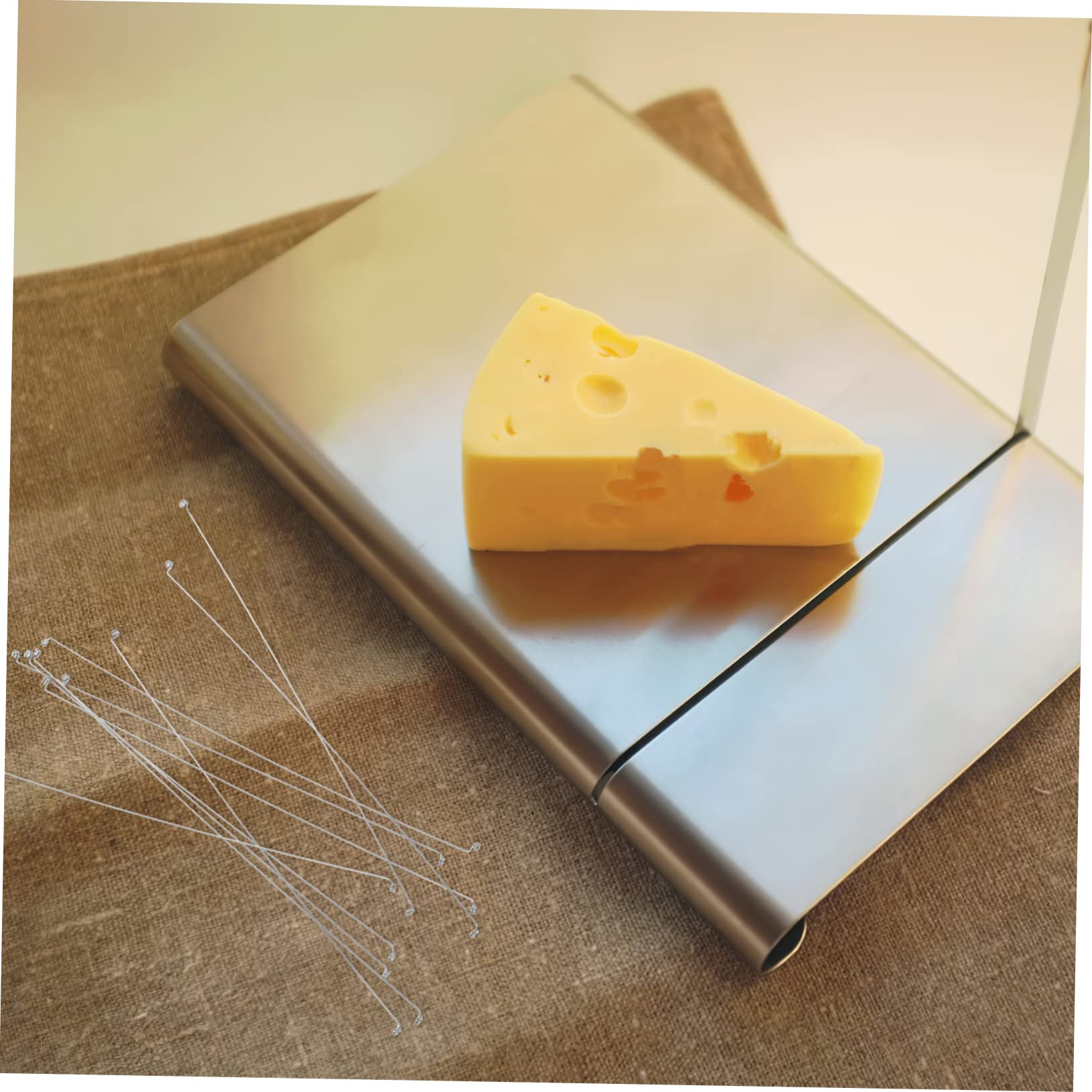 ABOOFAN Butter Cheese Slicer Wire 50pcs Cheese Slicer Wire Replacement Stainless Steel