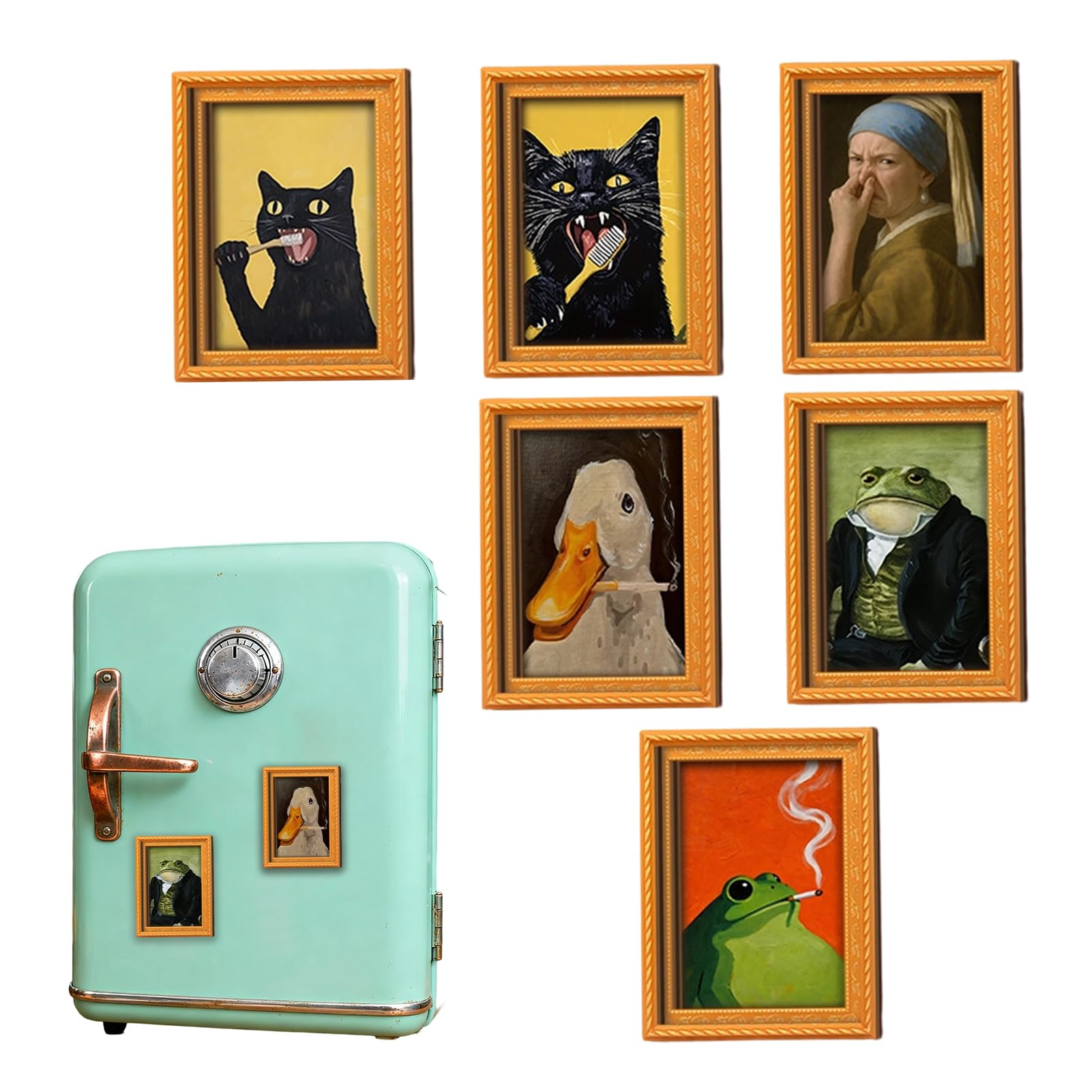 Aimants de réfrigérateur chat mignon, cadeau idéal maison