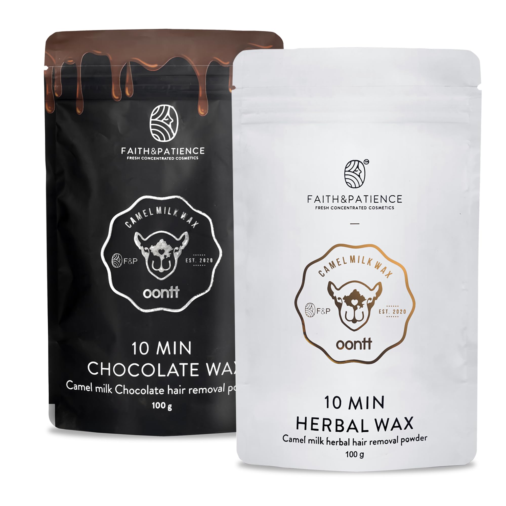 FAITH & PATIENCE Hair Removal Powder For Men & Women, Faith And Patience Camel Milk Wax 10 Min Herbal And Chocolate Wax Combo, Pack of 1 (B0CNRSYWMK) Amazon Price History, Amazon Price Tracker