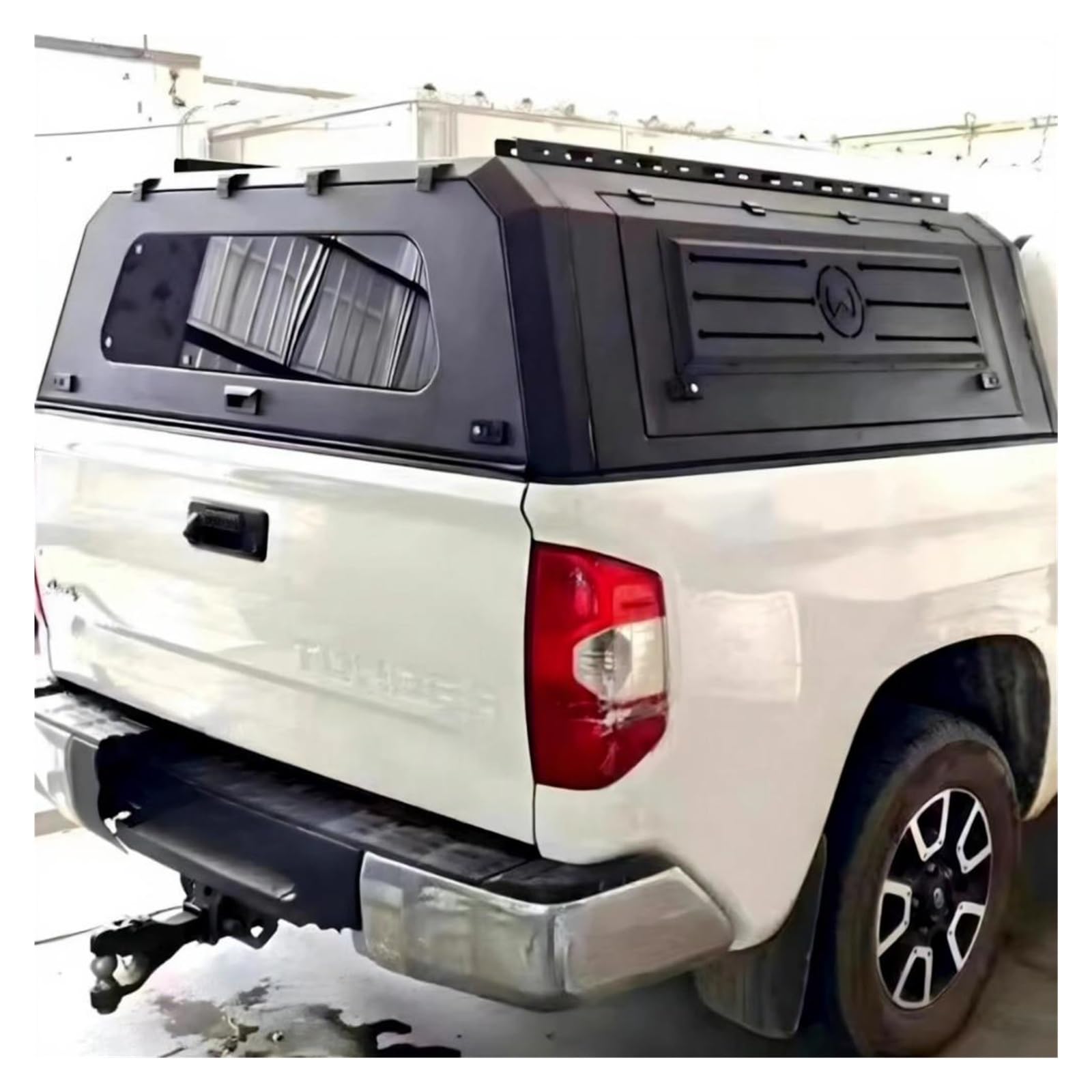 4x4 Pickup Hardtop Aluminiowa pokrywa skrzyni ładunkowej Ciężarówka Kamper Zadaszenie Box Topper Kompatybilny z Tacoma 5FT 6FT 2005-2024 Shark 6
