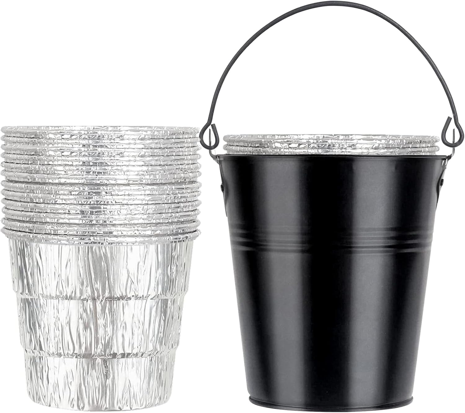 Pellet Smoker Grill Drip Grease Bucket with 20Pack