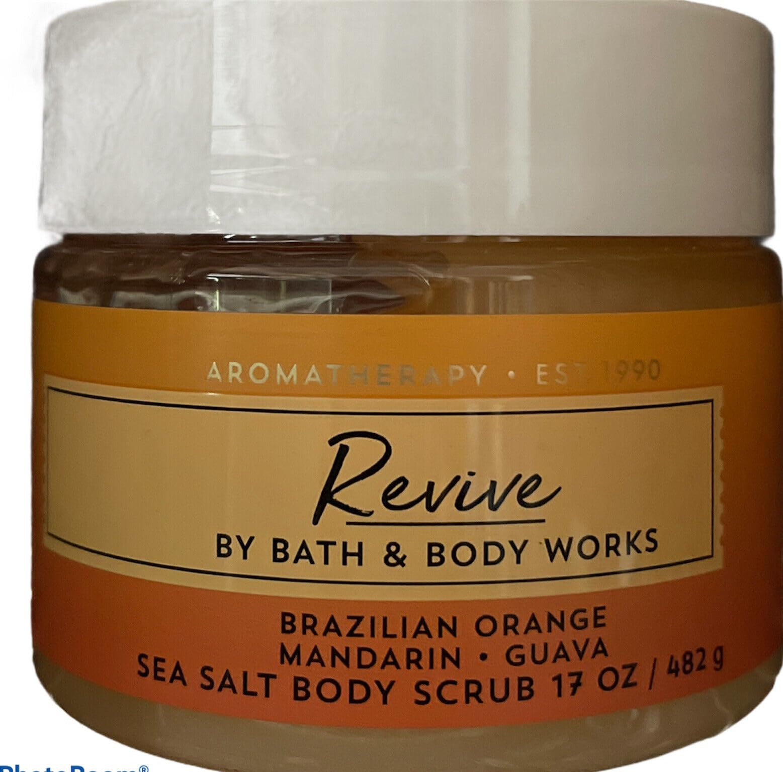 REVIVE Aromatherapy BRAZILIAN ORANGE Sea Salt BATH Body Scrub 17oz