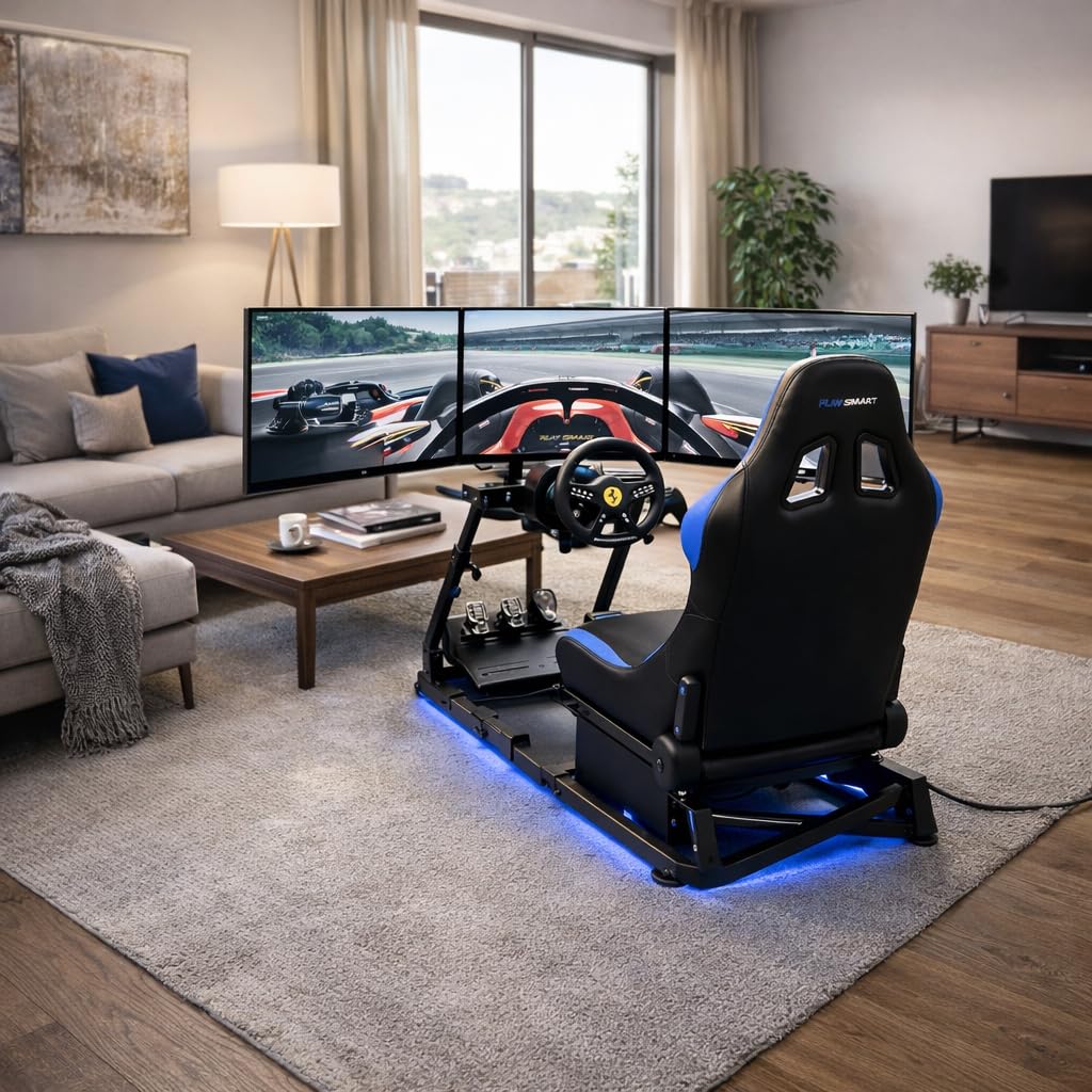 EGOTECH Smart Racing Seat Simulatore di Guida Pieghevole Regolabile