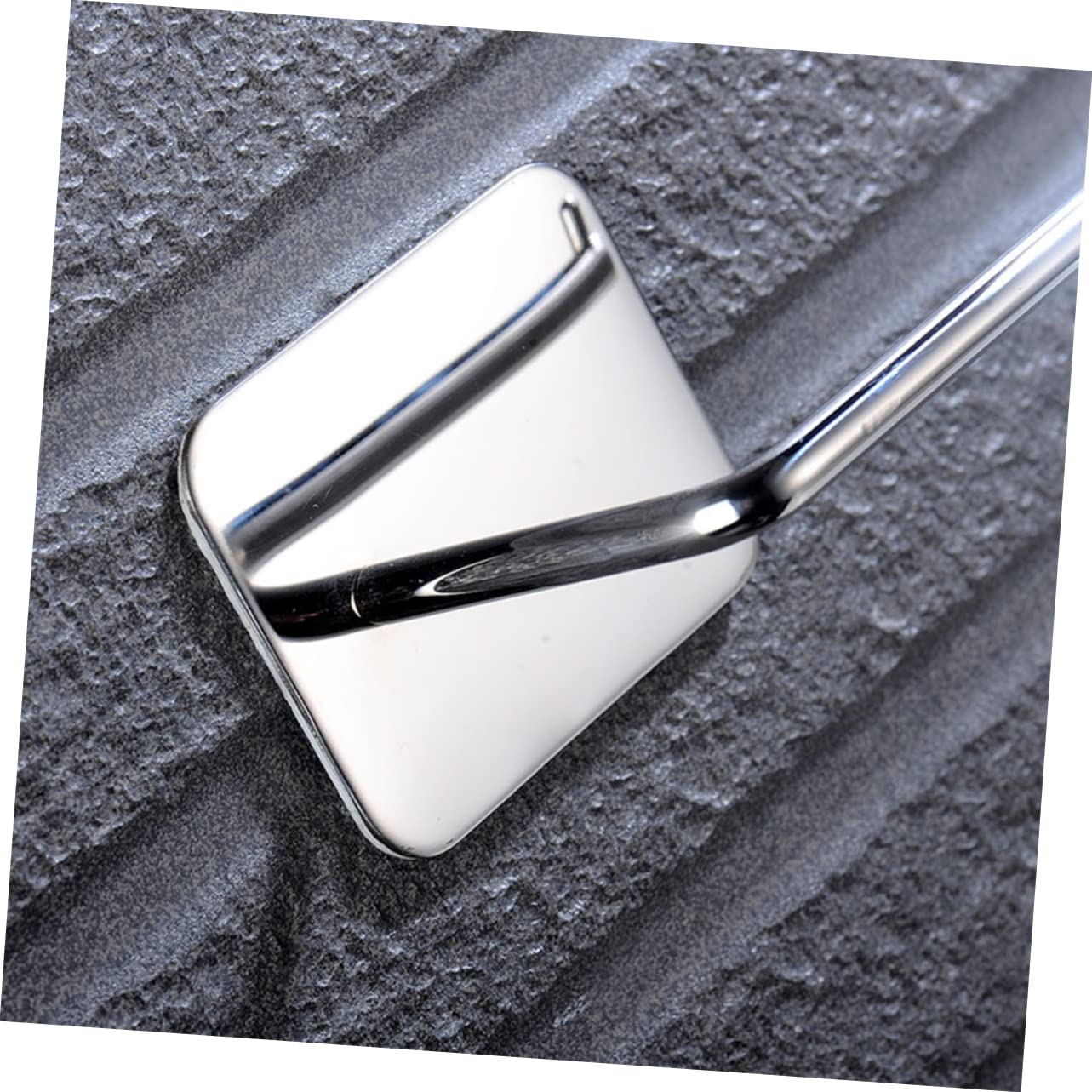 Veemoon Stainless Steel Paper Holder Durable Wall Mount Toilet Tissue Holder Modern Bathroom Paper Storage Rack No Drill Installation Space Saving Design for Home and Commercial