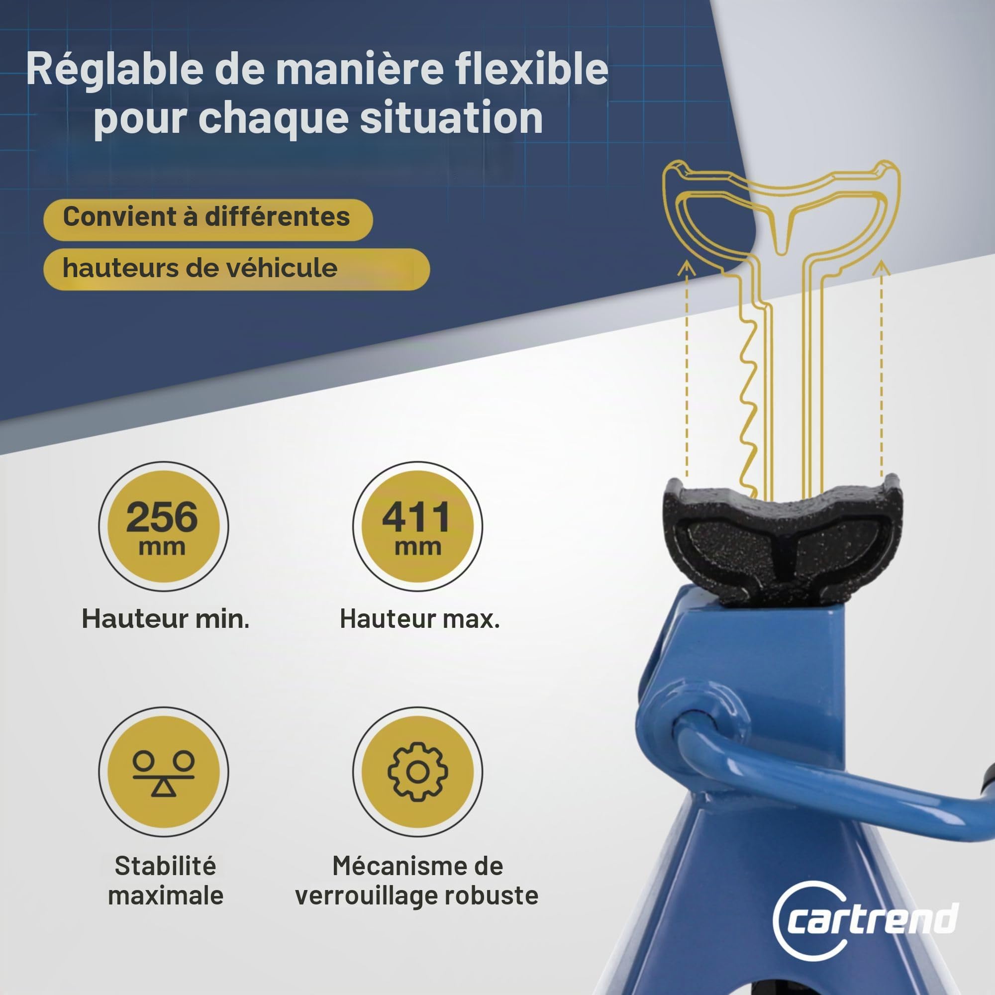 CARTREND Chandelle Chandelle mécanique 10911
