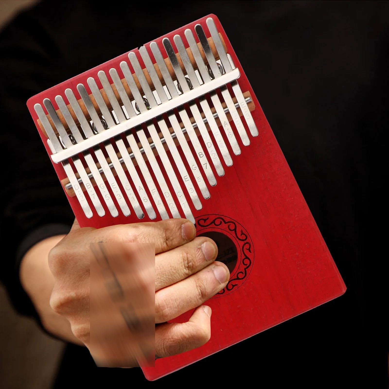 Kalimba Miniaturowy Fortepian Kalimba W Stylu Retro Z Możliwością Regulacji Kciuka Dla Początkujących