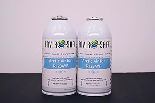 Arctic Air for R1234yf Systems – 2 × 4oz Cans – AC Booster + Drying Agent – Colder Air, Reduces Moisture, Extends A/C Life
