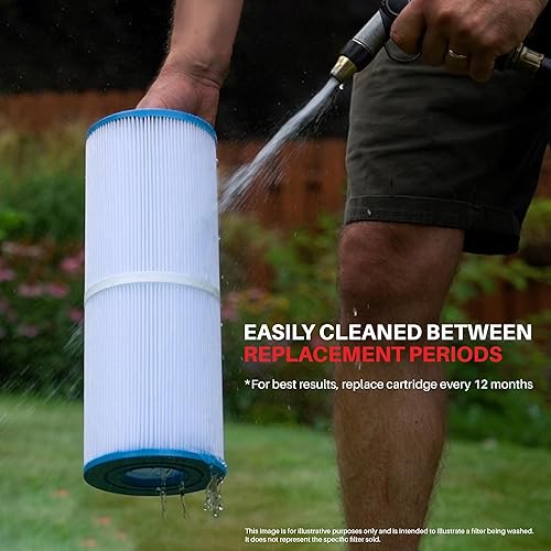 Miniatura 4 de LifeSupplyUSA Filtro de repuesto para piscina Pleatco Pentair CCP320, PCC80-PAK4, Unicel C-7470, R173573, Filbur FC-1976, 178580, 817-0081,