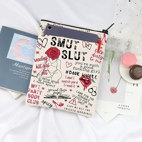 Miniatura 3 de Smutty Book Lover - Funda protectora de libros con cremallera (zorra sucia)